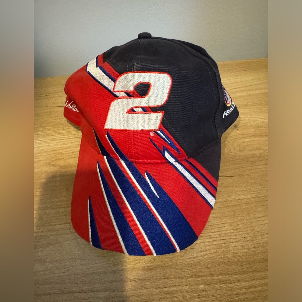 Vintage Chase‎ Authentics Rusty Wallace #2 Miller Lite Racing Strapback Hat Cap